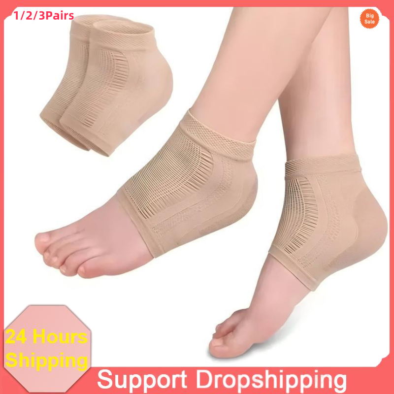 Heels - 1/2/3 أزواج جوارب سيليكون مكافحة تكسير